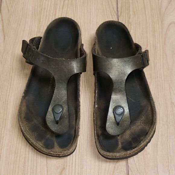BIRKENSTOCK WOMEN'S GIZEH SANDALS, SIZE 5-5.5 - Picture 2 of 12